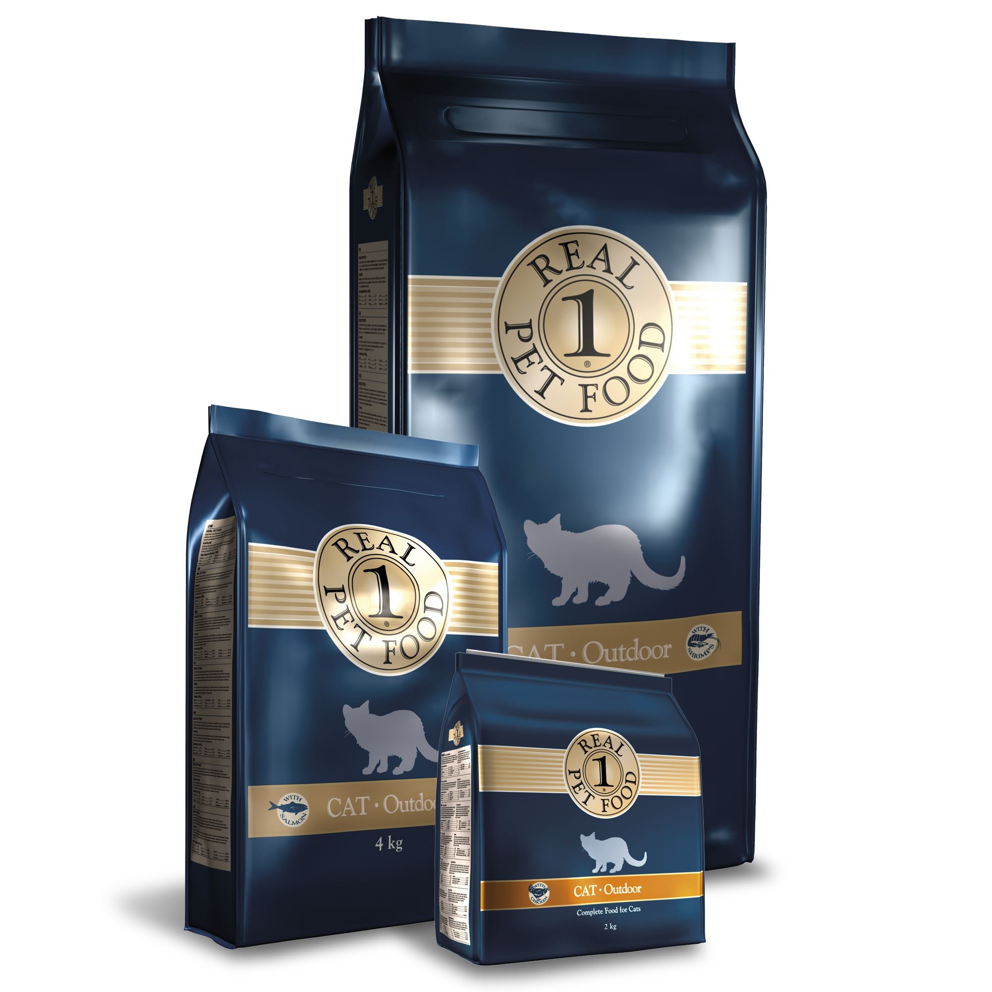 Gourmet diet for your active cat REAL Cat Food, Outdoor Aller Petfood